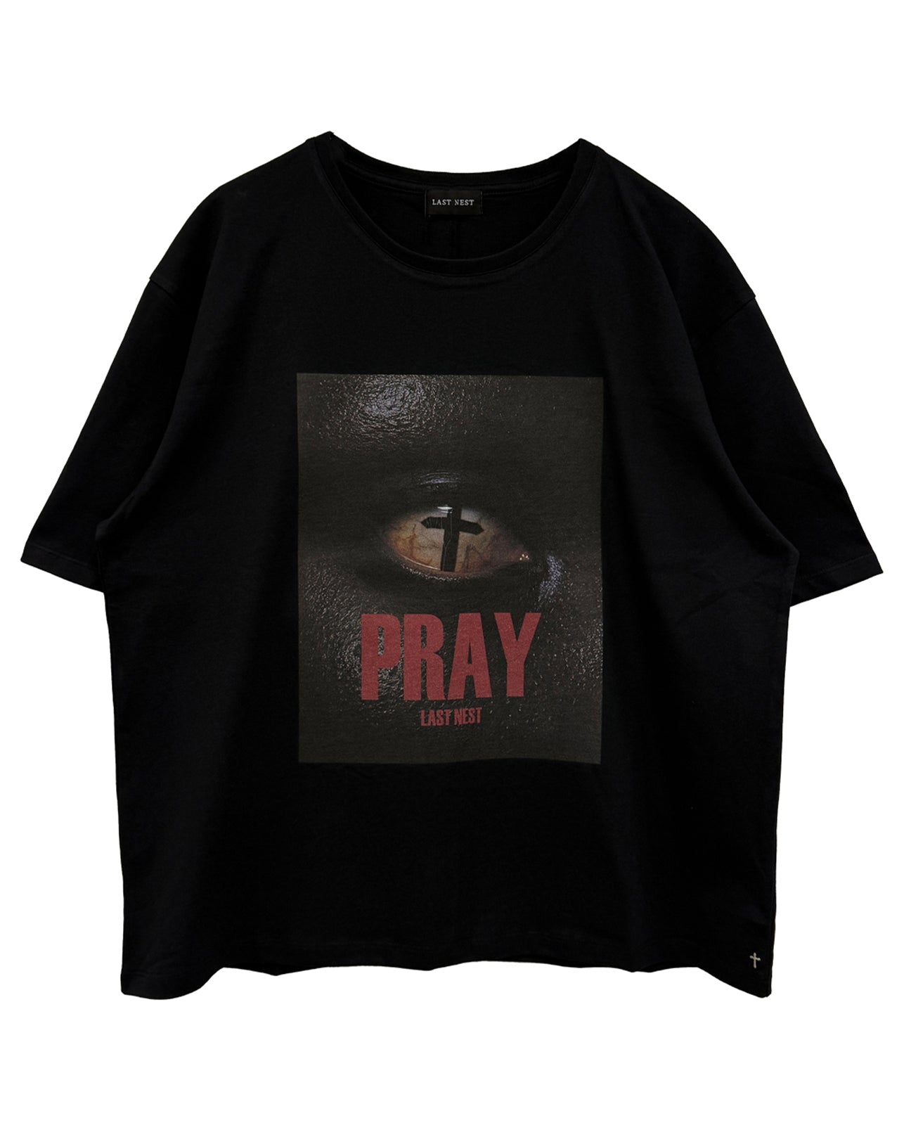 PRAY eye T-shirt / Black