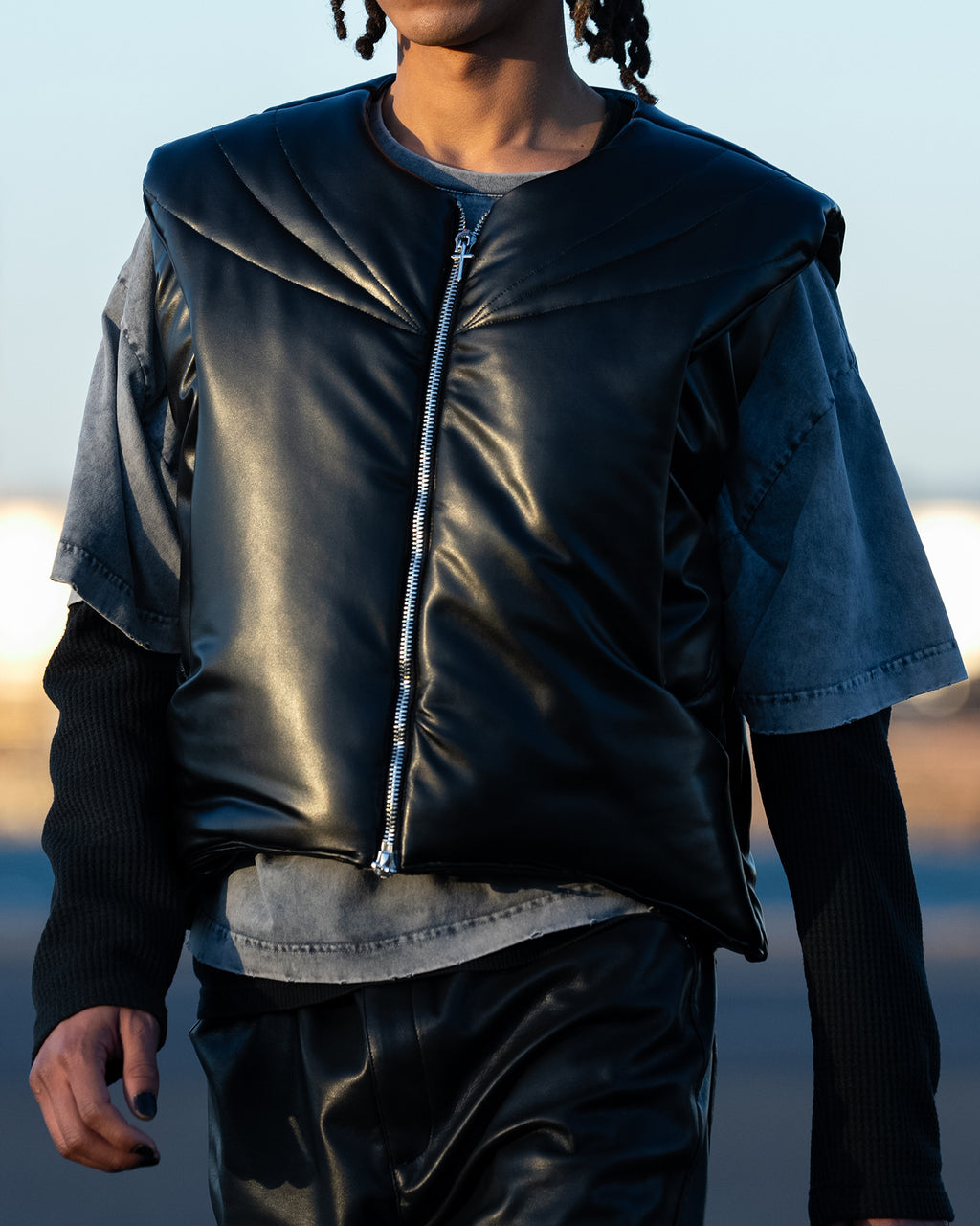 Layered T-shirts / Black