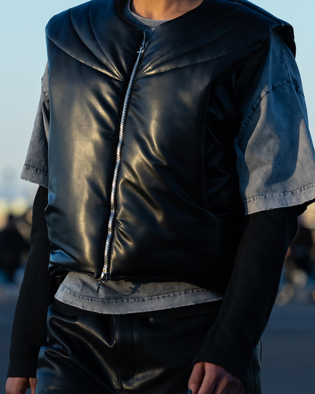 Layered T-shirts / Black