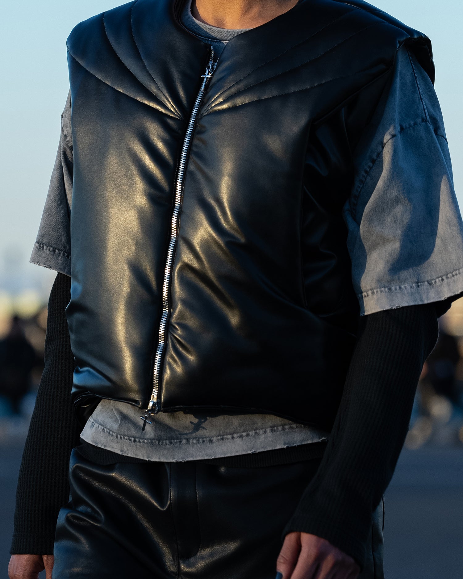 Layered T-shirts / Black
