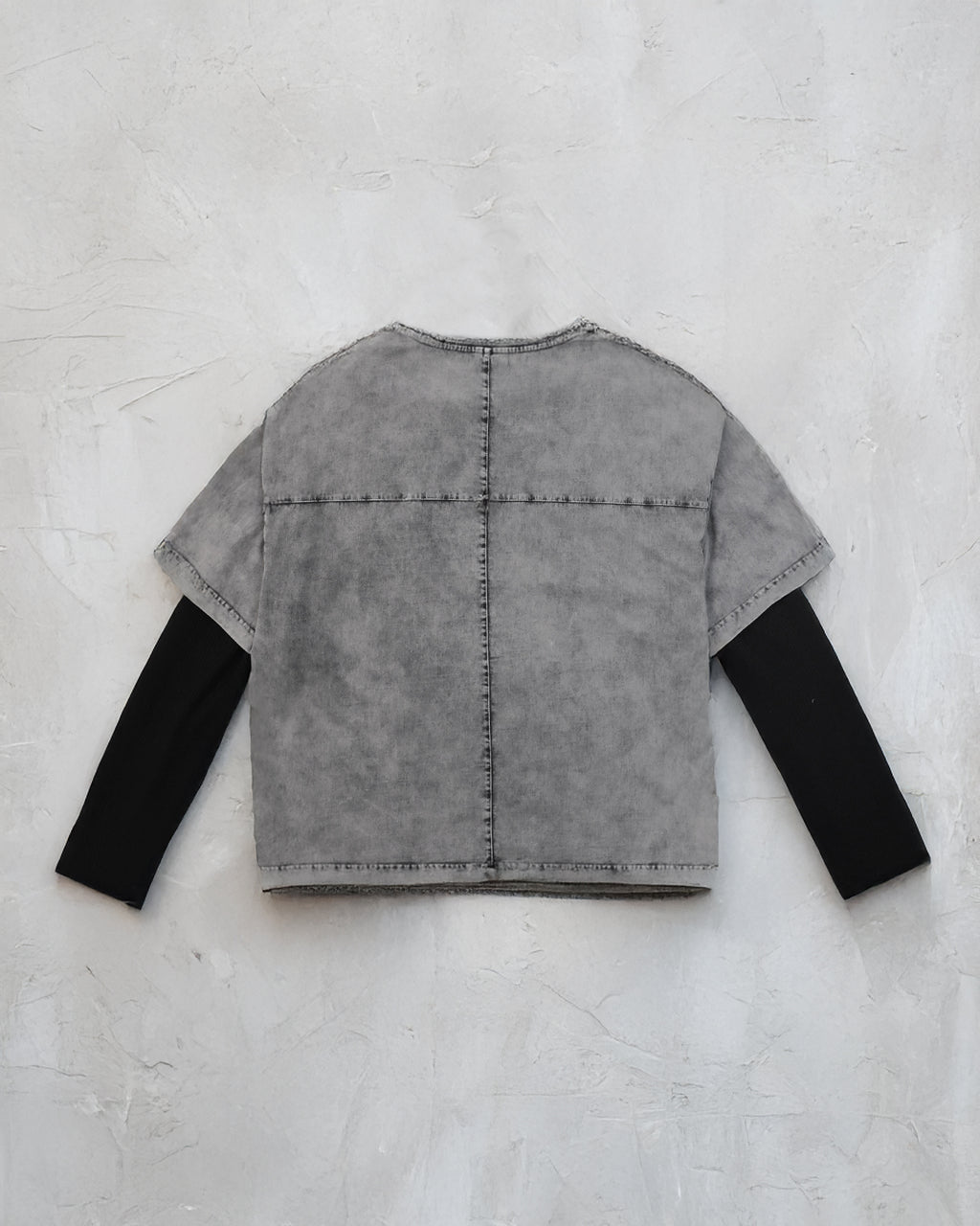 Layered T-shirts / Black