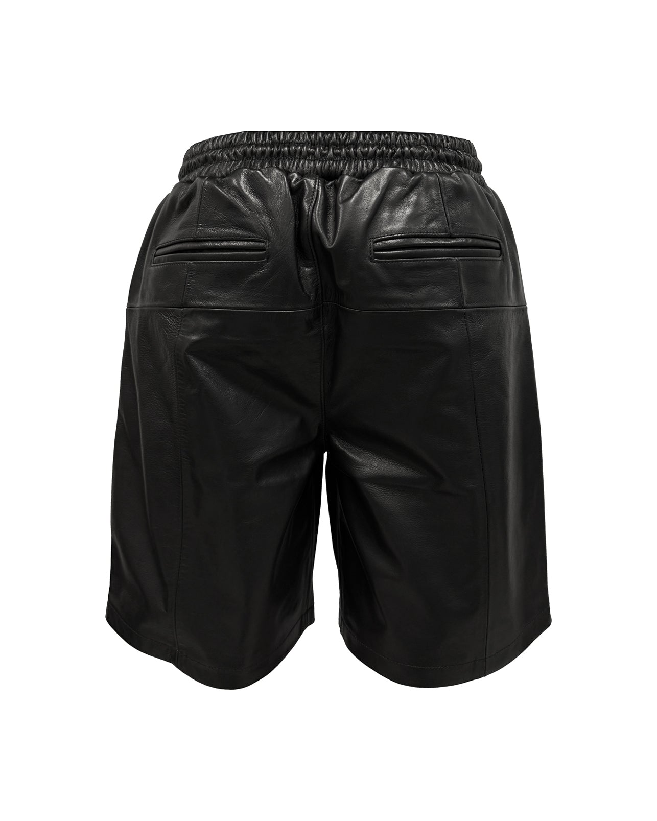 Leather Shorts / Black