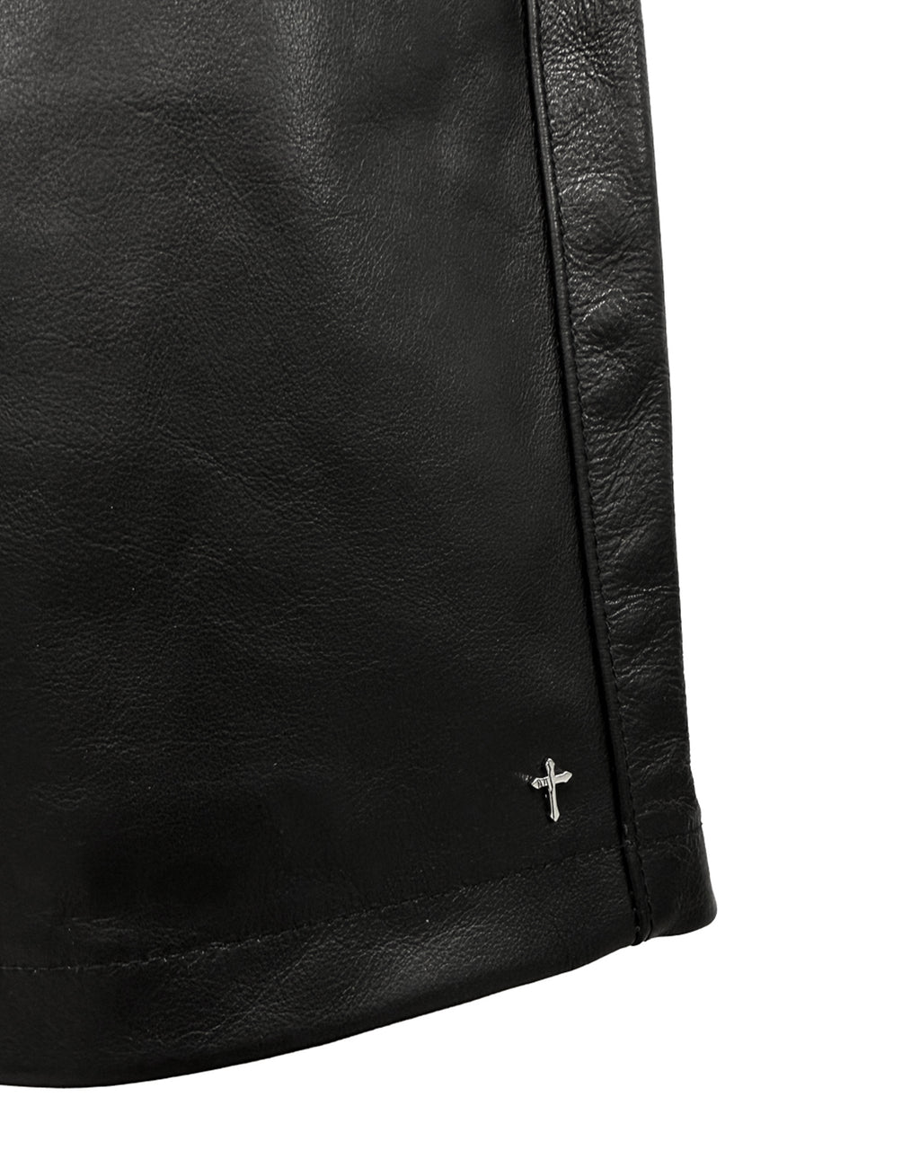 Leather Shorts / Black