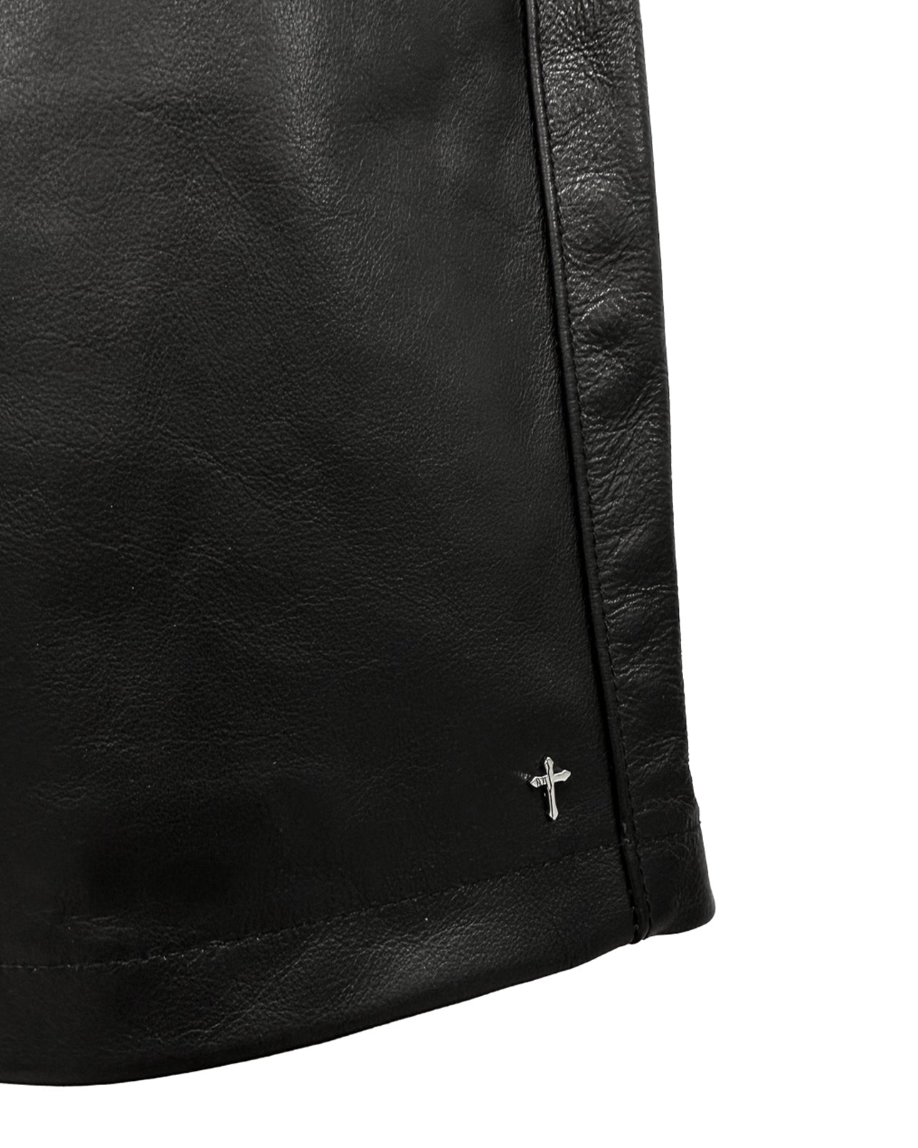 Leather Shorts / Black