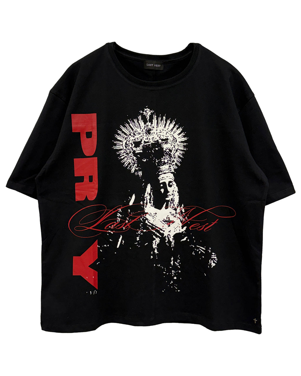 PRAY MARIA T-shirt / Black