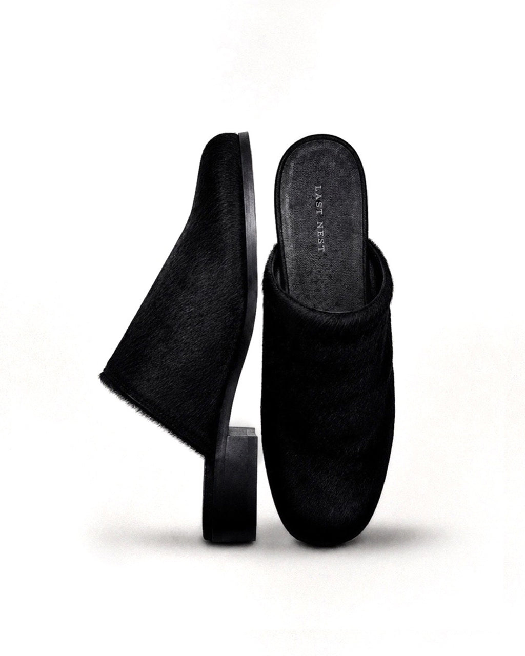 Unborn Calf Mule / Black