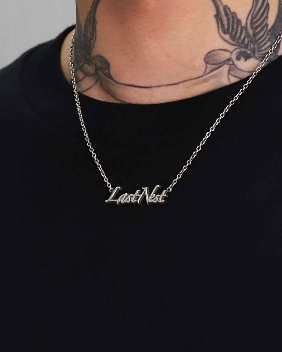 LOGO SILVER NECKLACE / SILVER