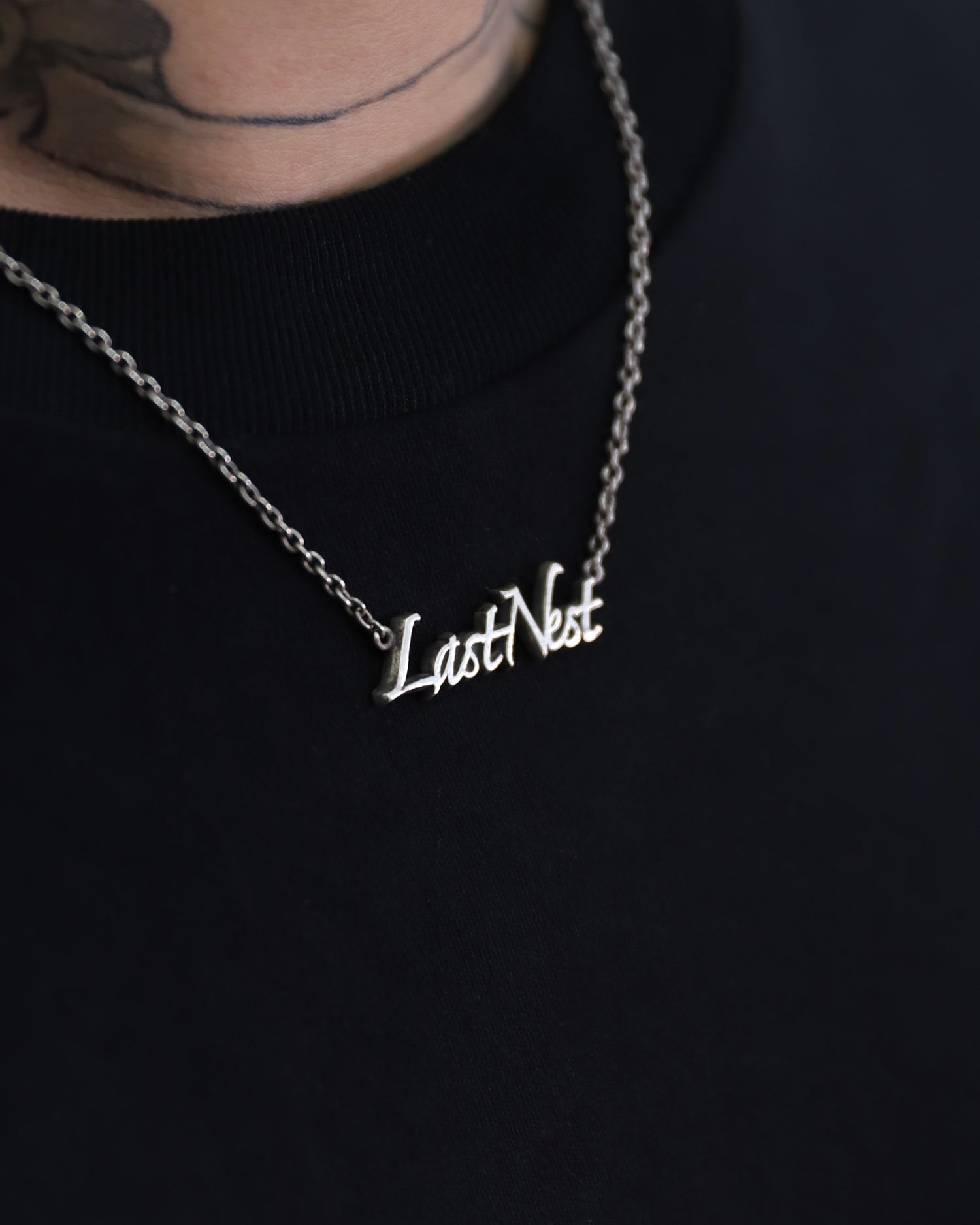 LOGO SILVER NECKLACE / SILVER