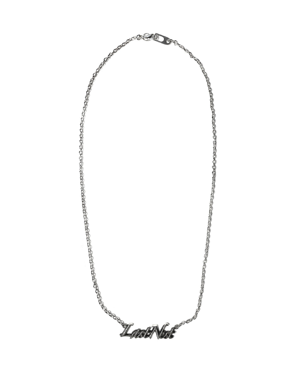 LOGO SILVER NECKLACE / SILVER