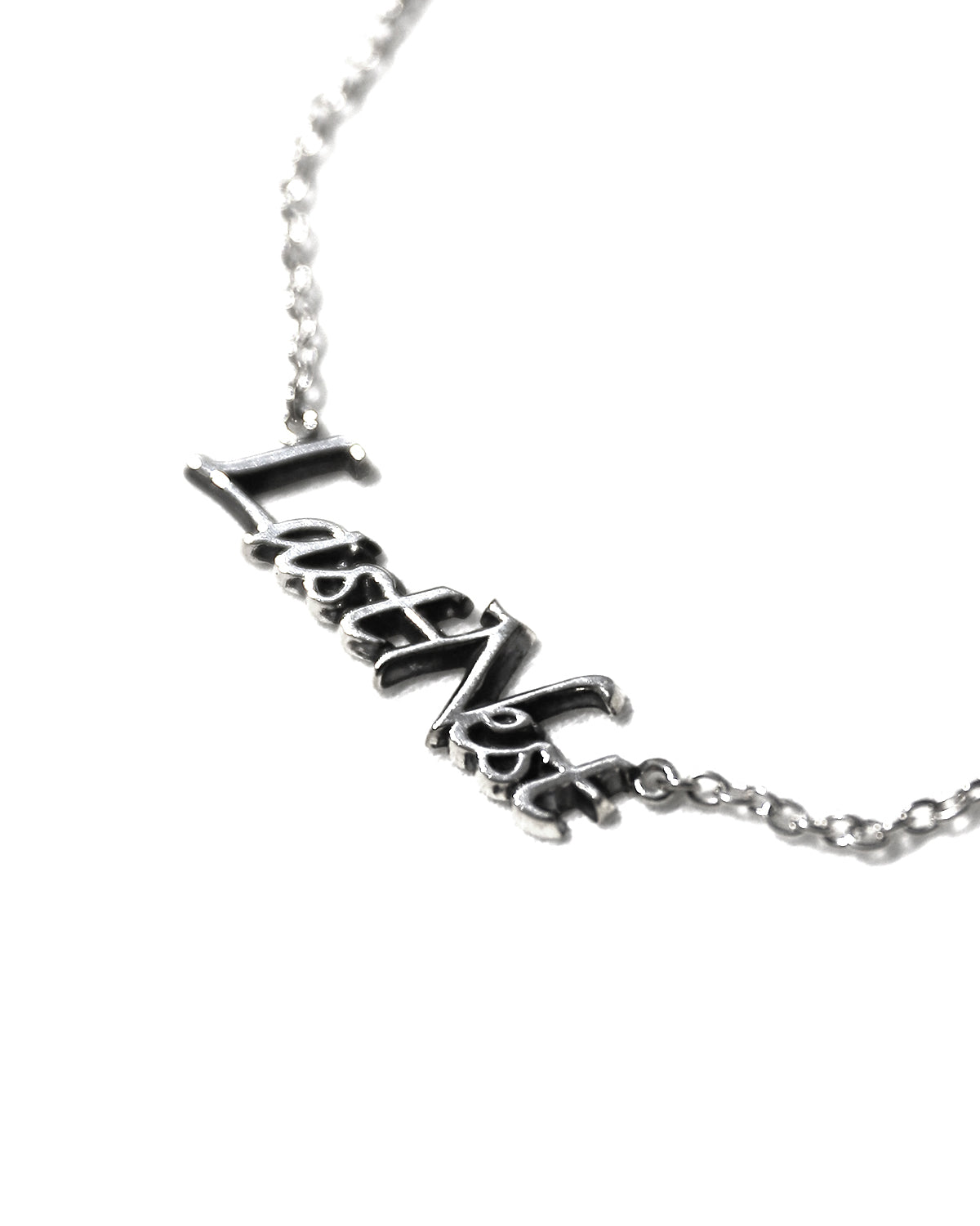 LOGO SILVER NECKLACE / SILVER