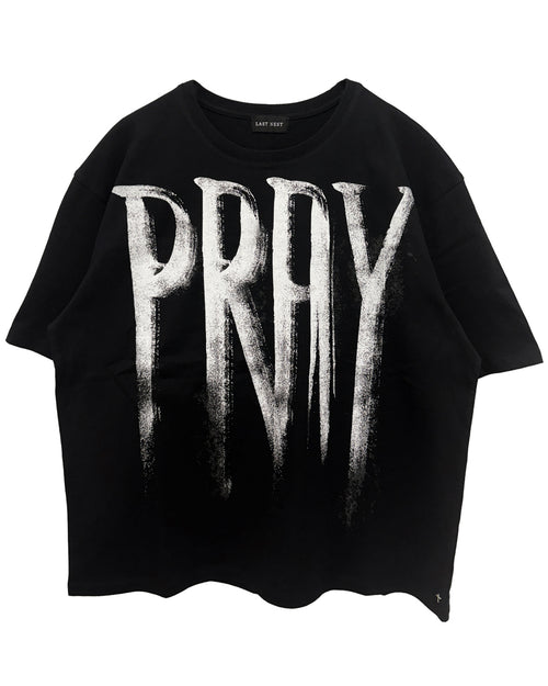 Brushed PRAY T-shirt / Black
