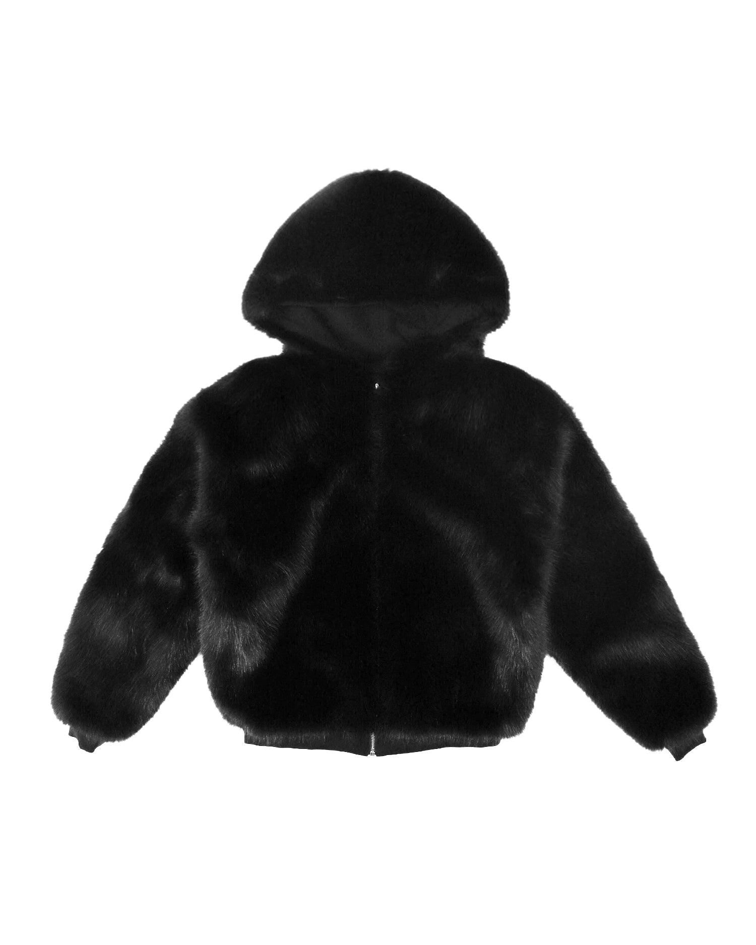Reversible Fur Hoodie / Black｜LAST NEST Official Online Site