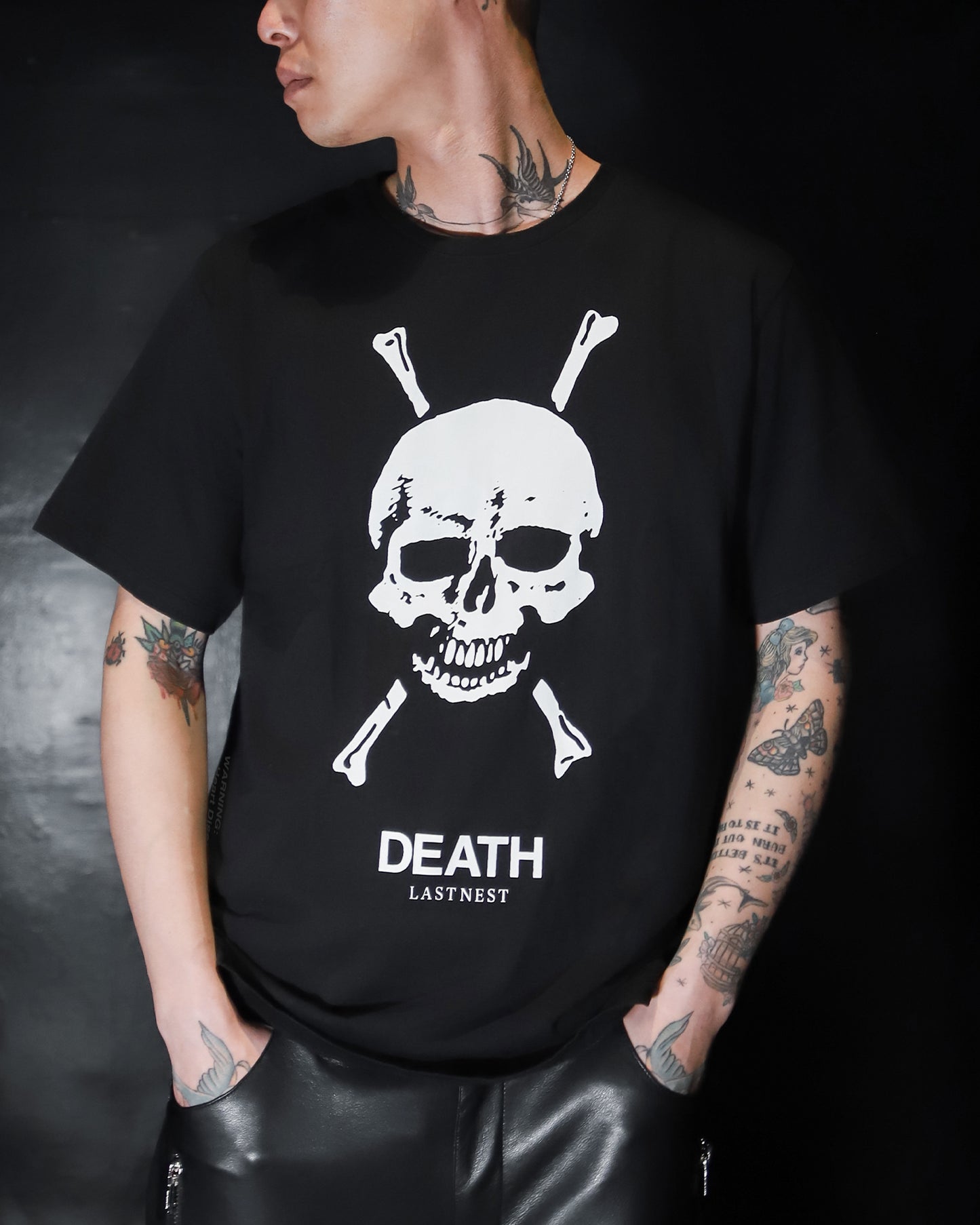 DEATH SKULL T-SHIRTS / BLACK