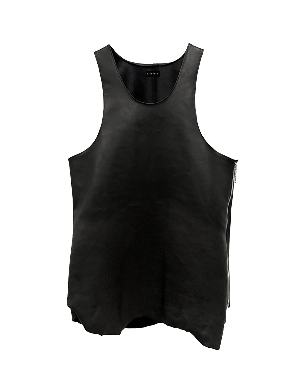 Leather Tank Top / Black