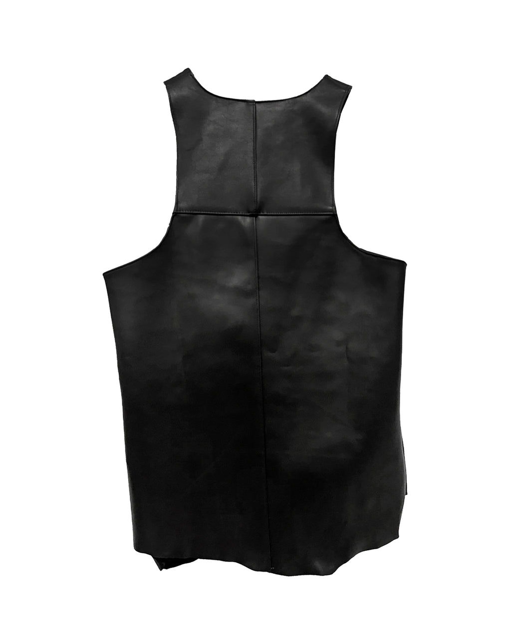 Leather Tank Top / Black