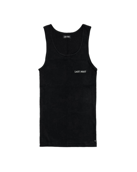 Logo Emb Tank Top / Black