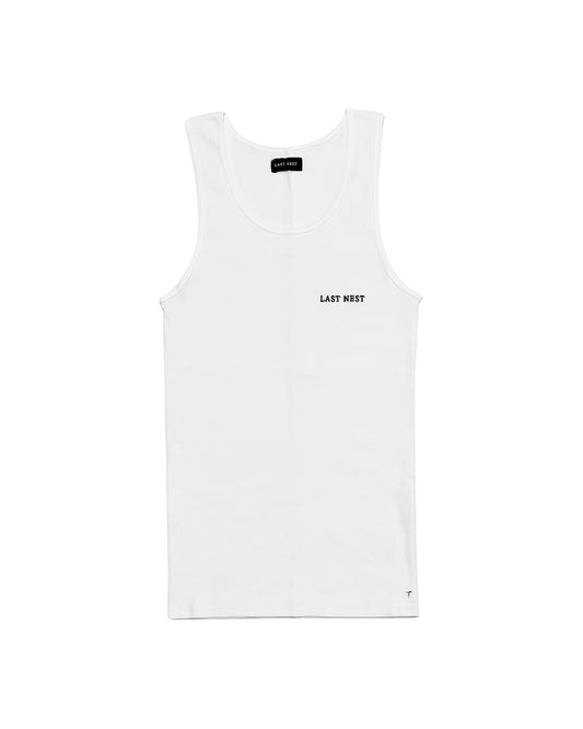 Logo Emb Tank Top / White