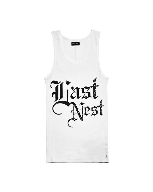 Vintage Logo Tank Top / White
