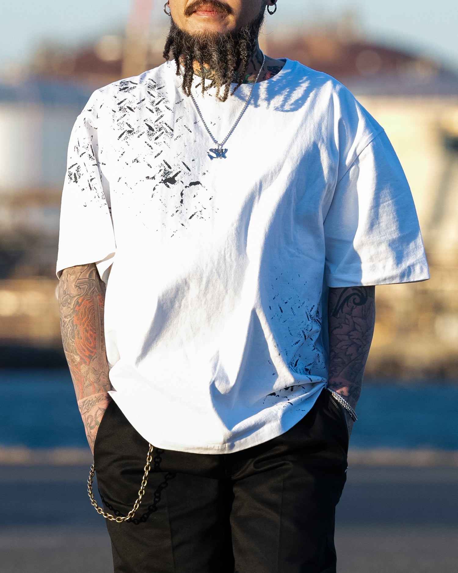 Tire T-shirts / White