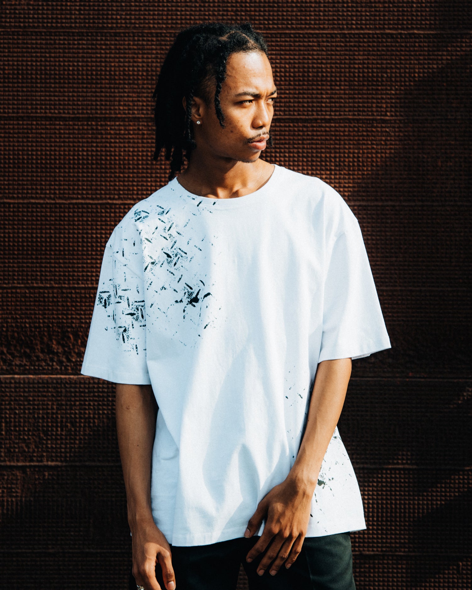 Tire T-shirts / White｜LAST NEST Official Online Site