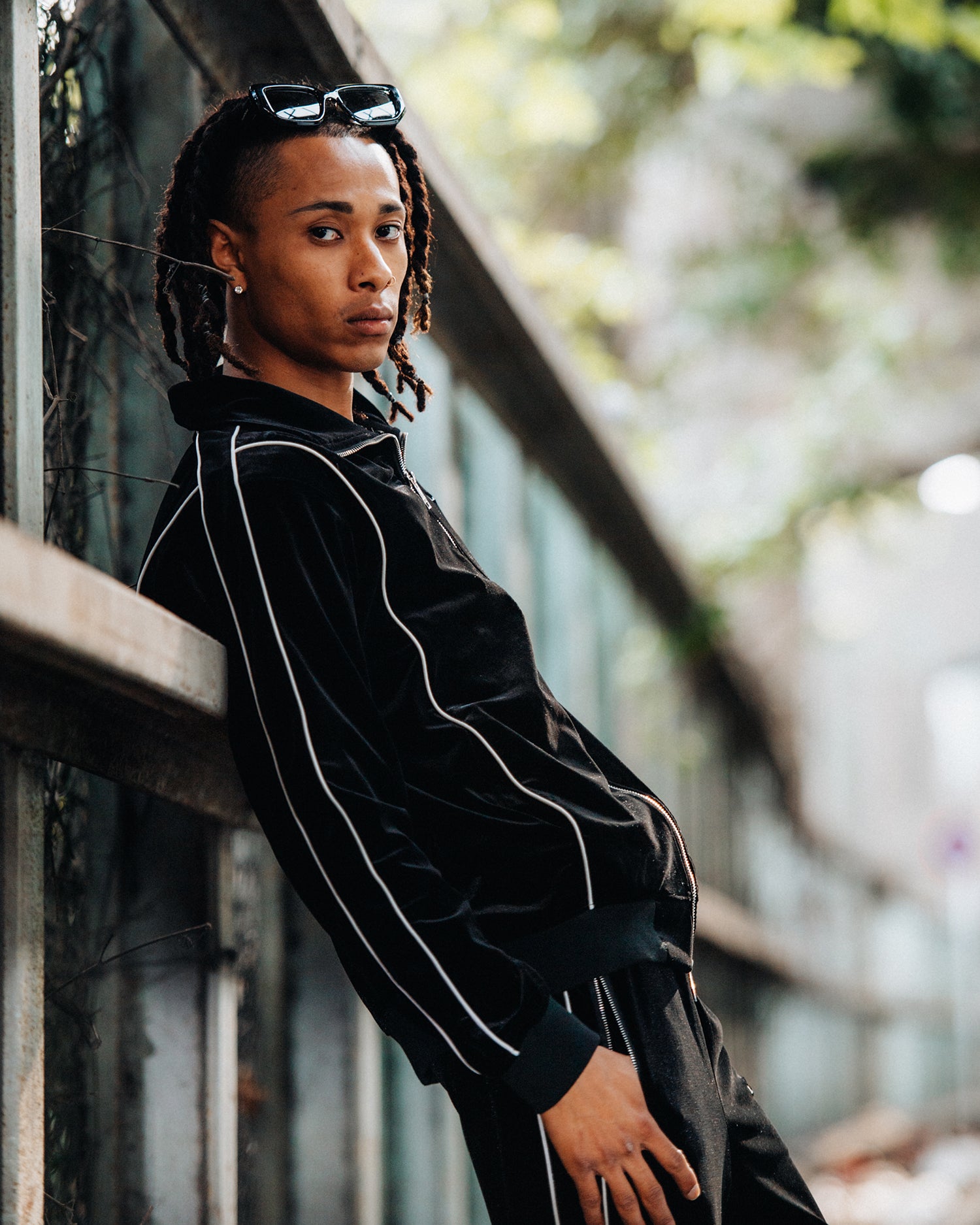 トップス lastnest Velour Track Jacket-sizeXL Velour Track Jacket V2 / Black｜LAST NEST Official Online Site