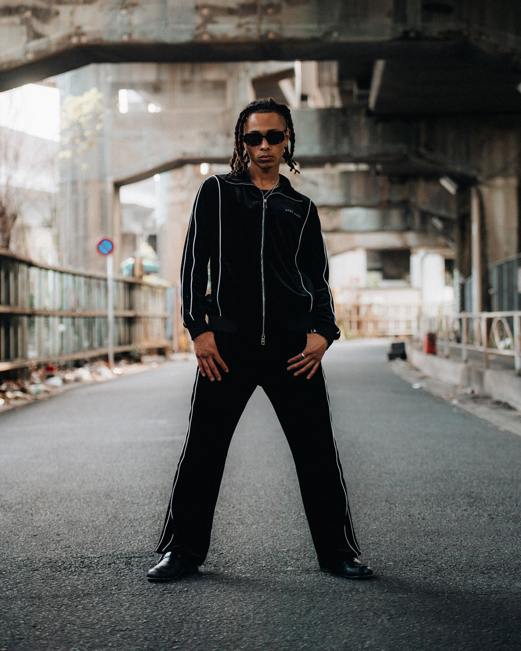 Velour Track Jacket V2 / Black