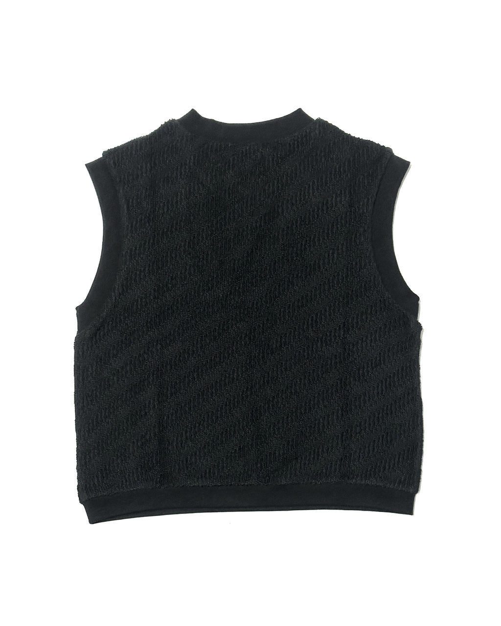 Logo Emb Knit Vest / Black