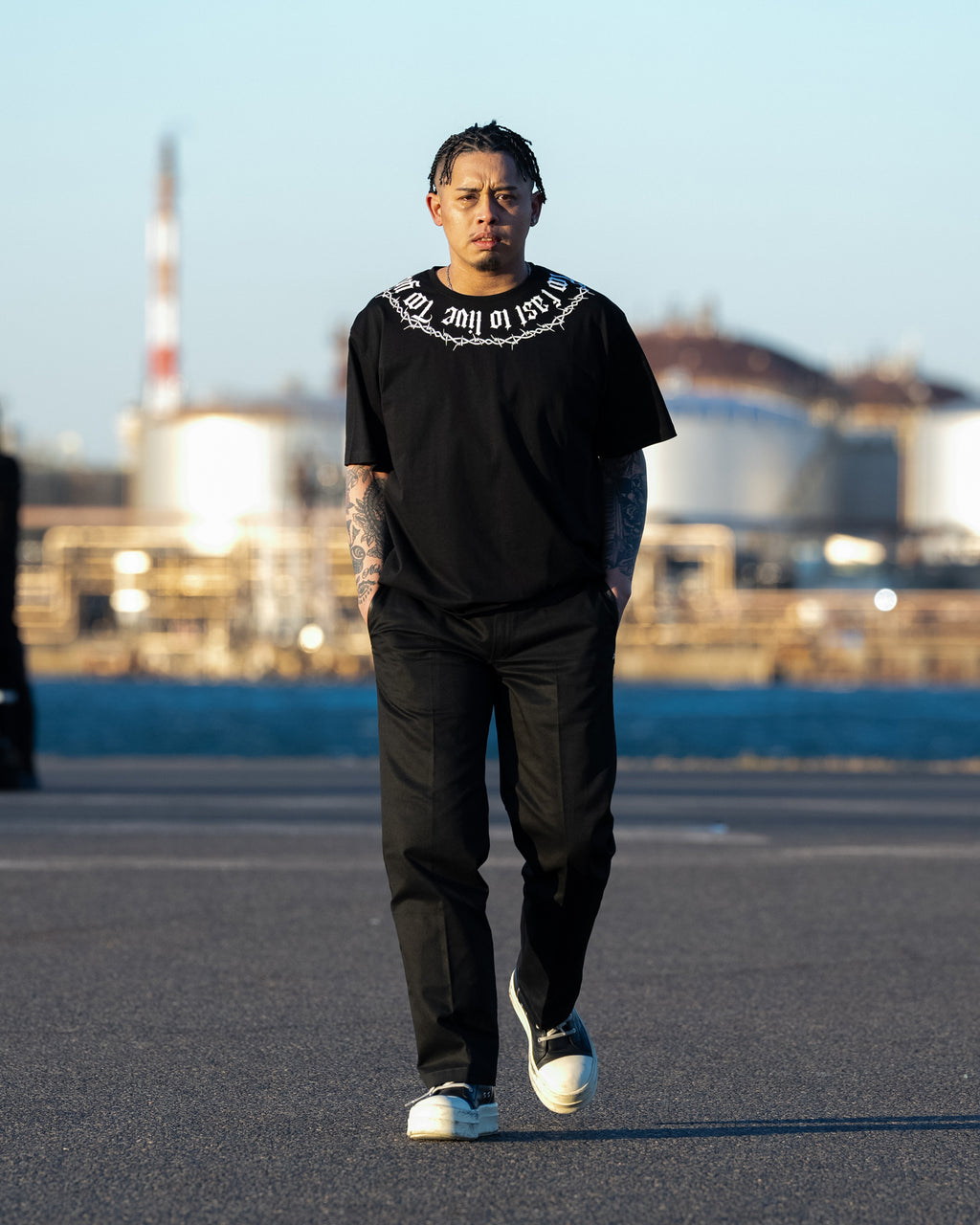 Barbed Wire T-shirts / Black
