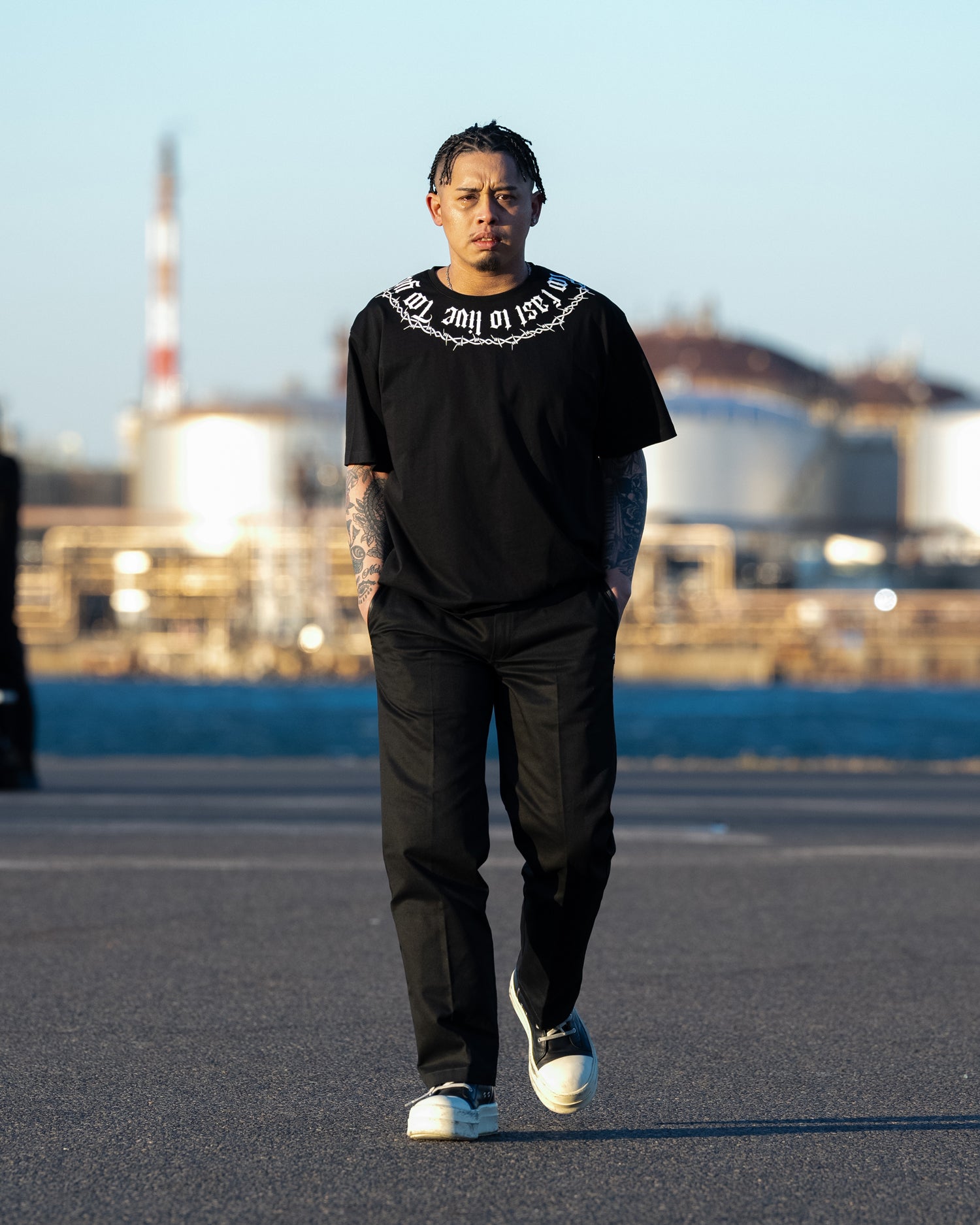 Barbed Wire T-shirts / Black